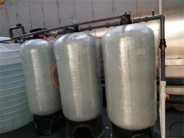 3噸反滲透純水機的現場安裝完畢